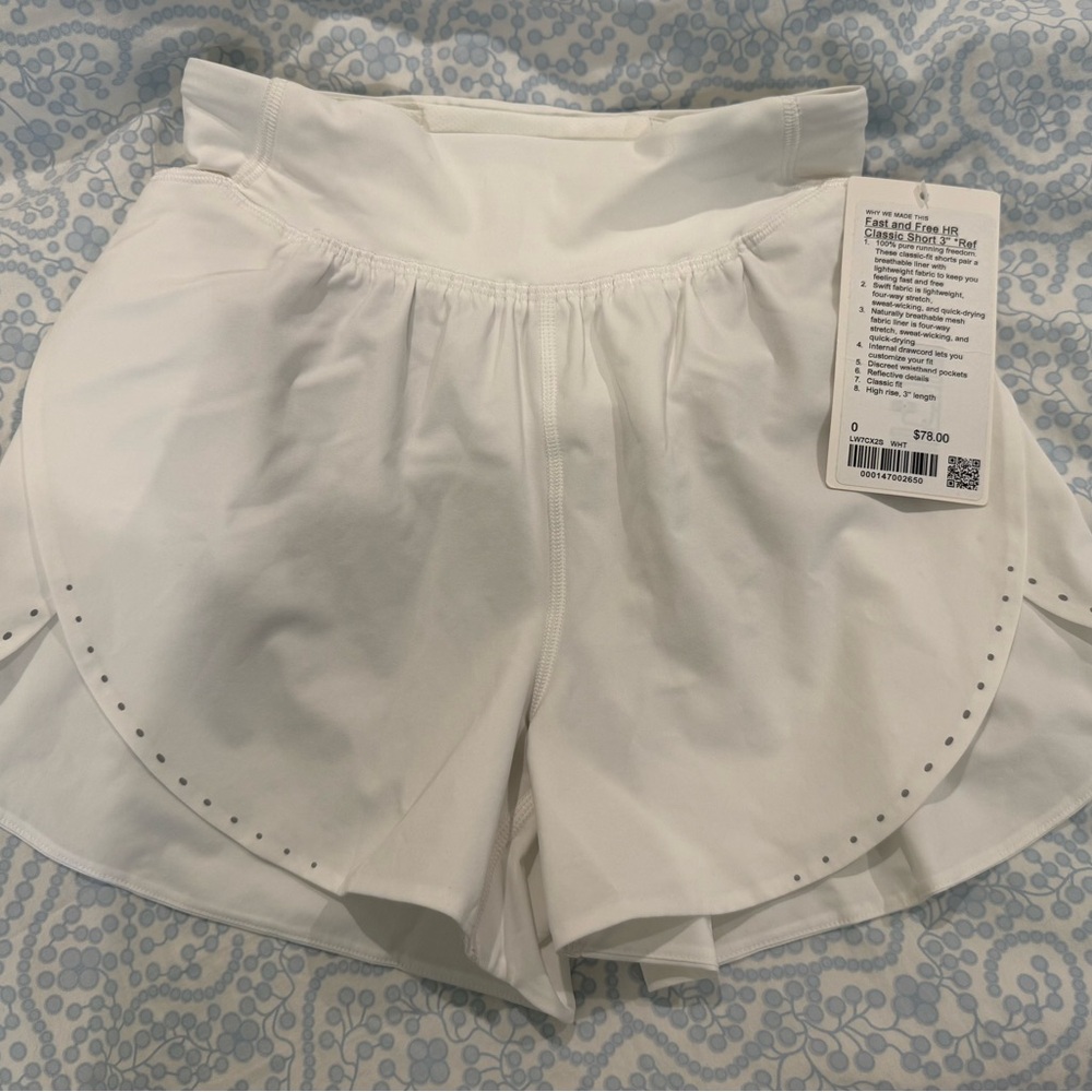 Lululemon Fast and Free High Rise Shorts